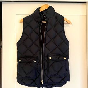 Jcrew Navy Puffer Vest